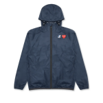 CDG K-Way Zip Jacket Navy Front Side