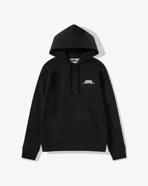 CDG Logo Hoodie Black
