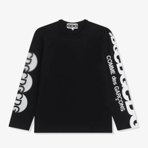 CDG Logo Long Sleeve T-Shirt Black