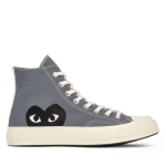 CDG Converse Black Heart High Top Grey