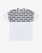 CDG CDG CDG T-Shirt White Front Side