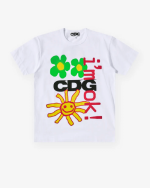 CDG Cactus Plant Flea Market T-Shirt 2 White Front Side