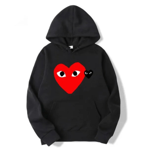 CDG Double Heart Hoodie