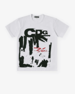 CDG Futura T-Shirt 2 White Front Side