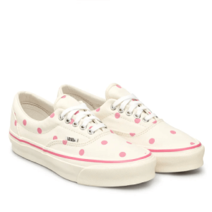 CDG Girl Vans Polka Dot Sneakers Pink Front Side