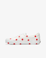 CDG Girl Vans Polka Dot Sneakers White/Red
