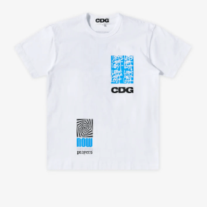 CDG Ignored Prayers T-Shirt 2 White Front Side