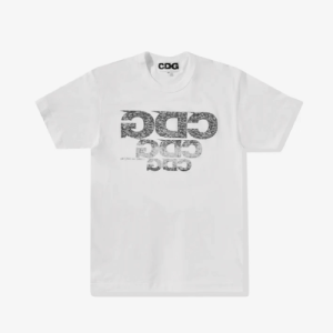CDG Inside Out Logo T-Shirt White Front Side