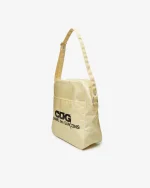CDG Large Shoulder Bag Ivory Side View