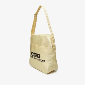 CDG Large Shoulder Bag Ivory Side View