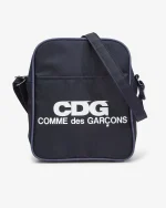 CDG Logo Shoulder Bag Navy