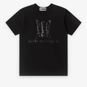 CDG Logo T-Shirt Black Front Side