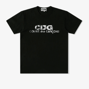 CDG Monochrome T-Shirt Black Front Side