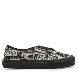 CDG Originals Message Vans UA Authentic Sneakers Black