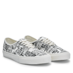 CDG Originals Message Vans UA Authentic Sneakers White Front Side