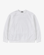 CDG Oversized Sweatshirt White Front Side