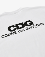 CDG Oversized Sweatshirt White Logo