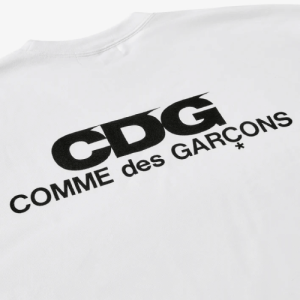 CDG Oversized Sweatshirt White Logo