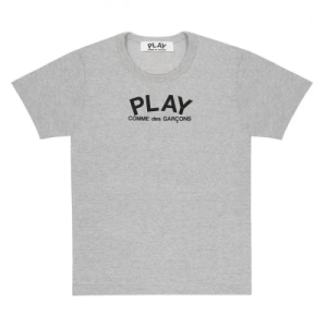 CDG Play Comme des Garçons T-Shirt (Grey) Front Side