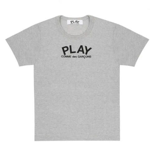 CDG Play Comme des Garçons T-Shirt (Grey) Front Side