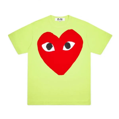 CDG Play Red Heart T-shirt Spring Series CDG Play Red Heart T-shirt Spring Series Front Side