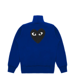 CDG Play Sweatshirt with Big Heart Navy Back Side