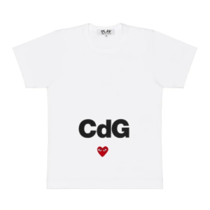 CDG Play T-Shirt White Front Side
