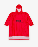 CDG Poncho Red Front Side