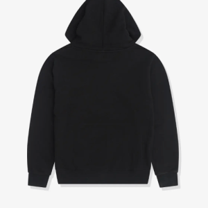 CDG Printed Logo Hoodie Black Back Side