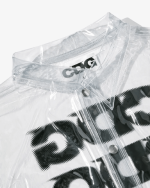 CDG Transparent Coach Jacket – Clear Neck Side