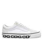 CDG Vans Old Skool LX Sneakers White