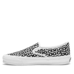 CDG Vans Slip-On Sneakers White Side