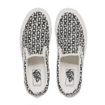 CDG Vans Slip-On Sneakers White Top Side