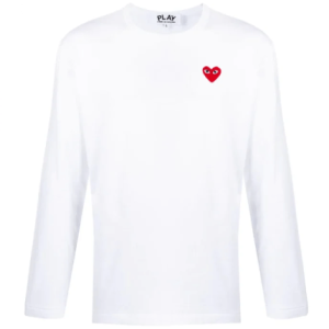 Comme Des Garçons Play White Front Side