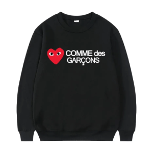 Comme des Garçons Play Heart Logo Sweatshirt Front Side