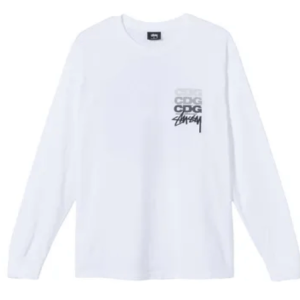 Stüssy x CDG Stack Front Side