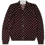 Comme des Garçons Play Polka Dot Cardigan Sweater Front Side
