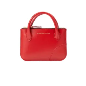 CDG Wallet Handles Line Red SA8100HA by Comme des Garçons – luxury red leather wallet
