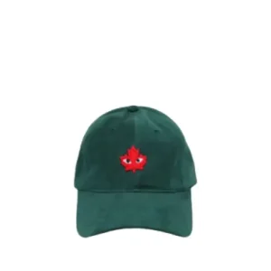 CDG Strapback Red Canadian Symbol Hat Gucci Green Front Side View